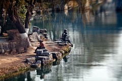 早春——明湖小景