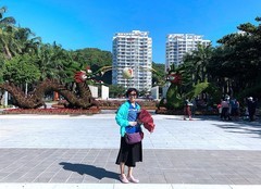 2125【不老松：纪实摄影】《山河锦绣》南国风情：海南島三亚：大东海：凤凰岭！