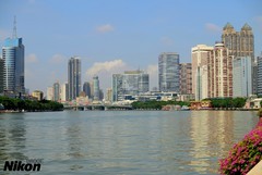 尼康小小黑拍珠江风景。