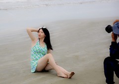 2136【不老松：纪实摄影】《山河锦绣》南国风情：海南島三亚：天涯海角：三亚海滨嬉海