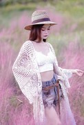 粉黛花开