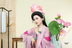 【云髻簪荷·浅染胭脂】---芋圆