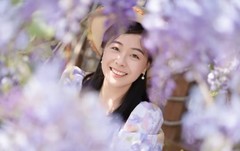 紫屿农场紫藤花丛中4