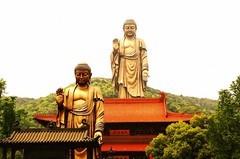 1761【不老松：纪实摄影】〖山河锦绣、詩画江南〗中国五方大佛之中的东方佛（无锡灵山