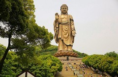 1761【不老松：纪实摄影】〖山河锦绣、詩画江南〗中国五方大佛之中的东方佛（无锡灵山