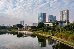 千灯湖——湖光倒影