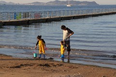 蓬莱阁海滩