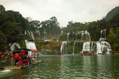 春节广西游--德天瀑布之一