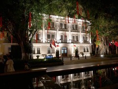 广州映像----文化广场珠江边夜景！