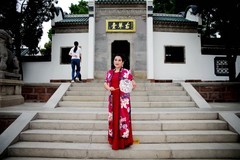 环境人像---高山流水古琴台！