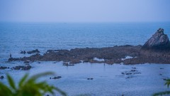 金 石 滩 黄 金 海 岸 晨 曦（ 一 ）