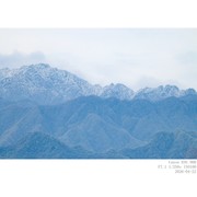 昨日一场雪，秦岭又白头