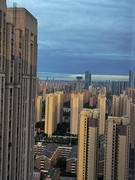 漫步星城 （1128）秋霞把天空调成暖色调