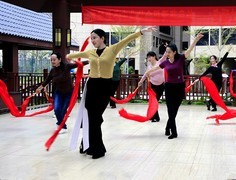 875【不老松：二游海南记实】长島兰湾业主们在跳舞蹈！