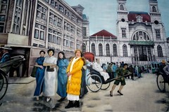 环境人像---汉口里的壁画！