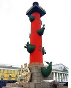 1544【2015中国优导张松摄影集】（01）畅游俄罗斯--圣彼得堡涅瓦河畔瓦西里岛古港口灯