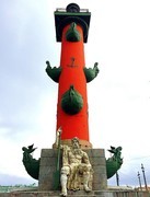 1544【2015中国优导张松摄影集】（01）畅游俄罗斯--圣彼得堡涅瓦河畔瓦西里岛古港口灯