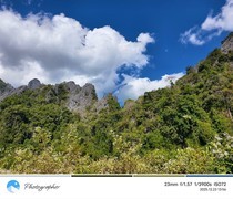 老挝万荣山里速写