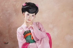 【花间温婉·荷韵佳人】---婷儿
