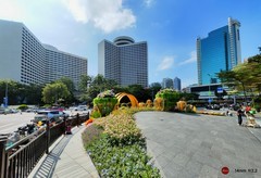 淘金地铁站附近。