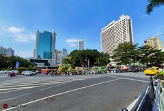 淘金地铁站附近。