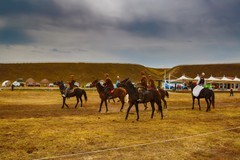 昭苏湿地公园跑马场