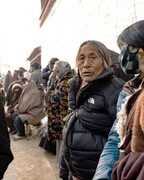 四川--阿坝县莫郎节【6】去参加活动的信众