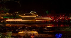 山西皇城相府雨中夜景