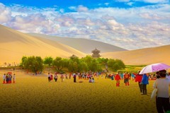 敦煌鸣沙山风景 6