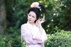 【竹影摇粉裳】---莉莉