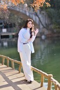 【视觉光影】红 叶 谷 人 像（5）