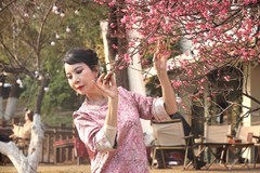 沙湾公园梅园人像--3