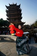 环境人像---黄鹤楼贺岁！