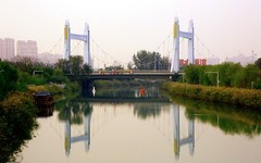 1601【不老松：纪实摄影】 大运河畔：河北沧州黄河路至海河路段！(01)运河两岸的休闲