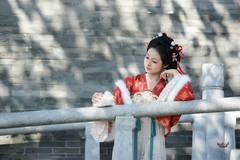 【兔嬉墙下影】---噗噗