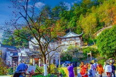 请假贴 （婺源篁岭风景 16）