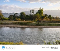 老挝万荣--万宋河边清晨掠影