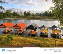 老挝万荣--万宋河边清晨掠影