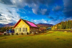 请假贴  （新疆喀纳斯风景）