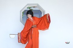 【古风红战袍少女】---小涵