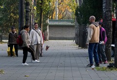 北京记行：老外学踢毽子