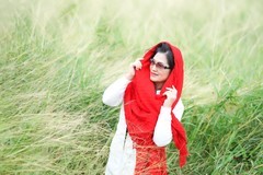 【冬日乱籽草美女】---木子