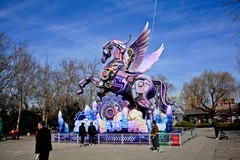 拜年帖——马年明湖即景