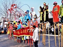 【视觉光影】民俗表演—踩高跷 （3）