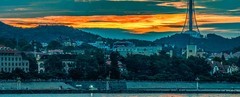 五彩的天空