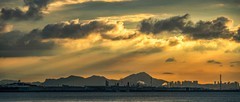 金茂湾晚霞
