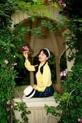 环境人像---花园美女！