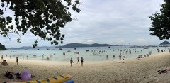 1936【中游国旅隨拍游记】泰国：攀牙省普吉岛的珊瑚岛： 我们乘坐帆船出海，吹着海风