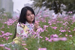 长沙洋湖花海，少女影像参拍（上）