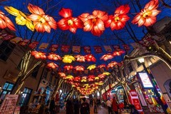 2026新年初一青岛中山路之夜